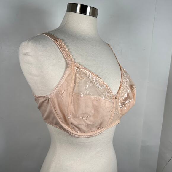 Chantelle Every Curve Full Coverage Unlined Bra 38DD Golden Beige Lingerie - Picture 4 of 11